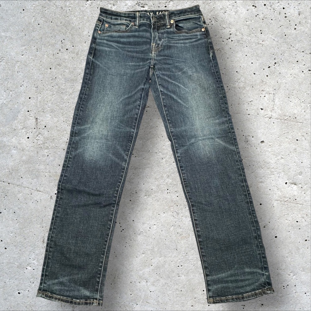American‎ Eagle Airflex Original Straight Jeans Men's Size T30X32 (A30X30) EUC